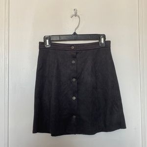 Wilfred Free Dark Grey Faux Suede Skirt *excellent condition